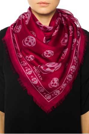 Scarf with skull motif, zdjęcie 2 Scarf with skull motif od Alexander McQueen